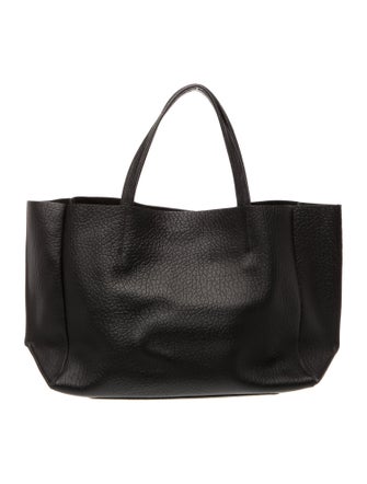 Ampersand As Apostrophe Leather Tote