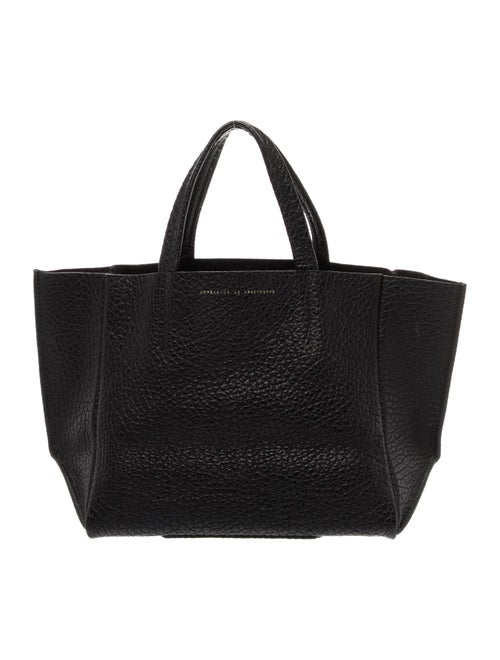 Ampersand As Apostrophe Leather Top Handle Bag