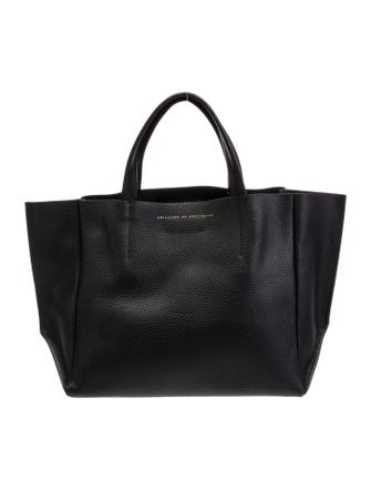 Ampersand As Apostrophe Leather Top Handle Bag