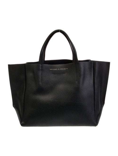 Ampersand As Apostrophe Leather Top Handle Bag