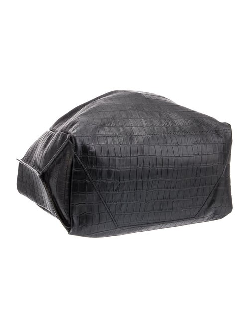 Ampersand As Apostrophe Embossed Leather Bucket Bag