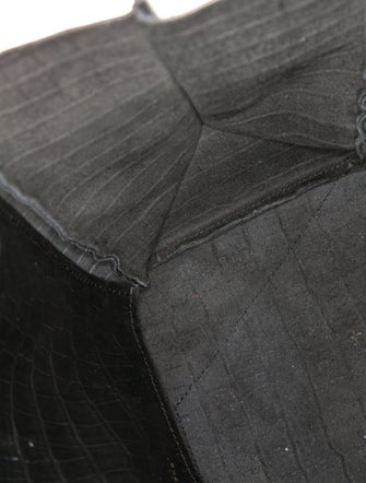 Ampersand As Apostrophe Embossed Leather Bucket Bag