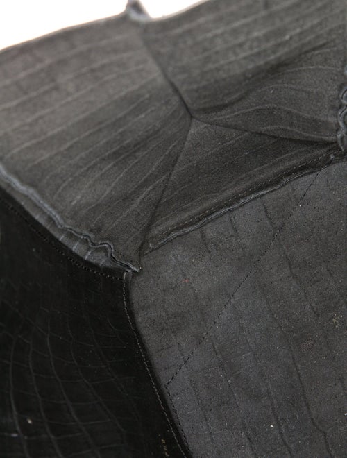 Ampersand As Apostrophe Embossed Leather Bucket Bag