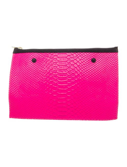 Ampersand As Apostrophe Leather Clutch