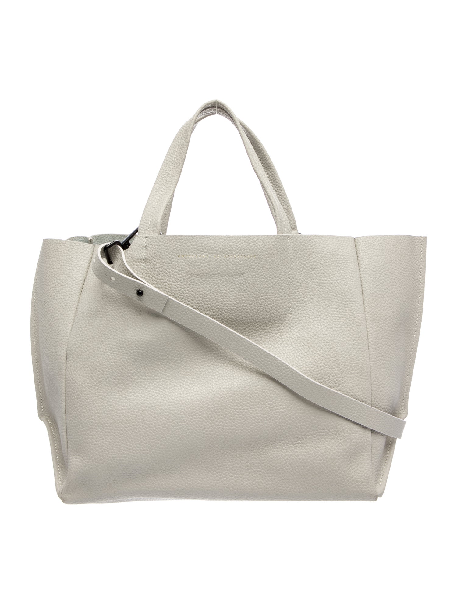 Ampersand As Apostrophe Leather Shoulder Bag