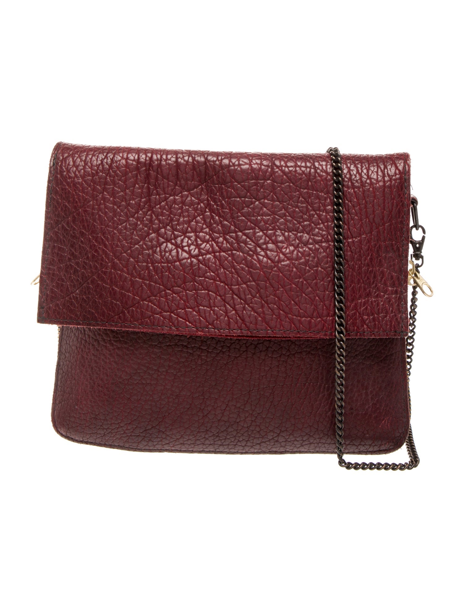 Ampersand As Apostrophe Leather Shoulder Bag