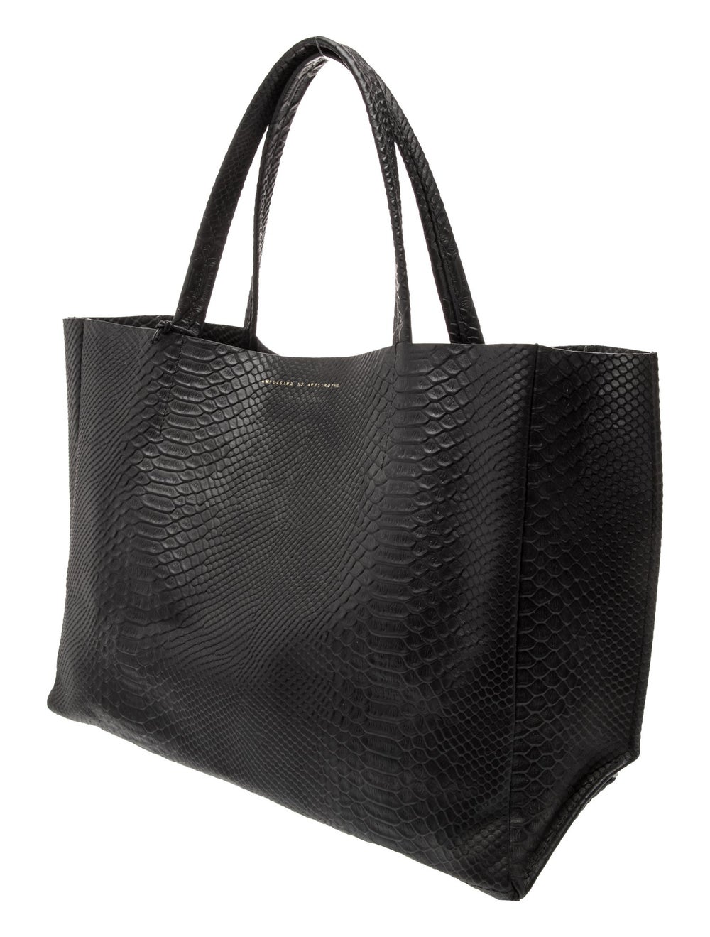 Ampersand As Apostrophe Python Top Handle Bag - image 3