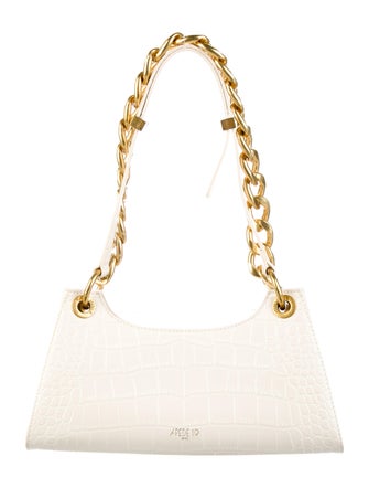 Apede Mod Embossed Leather Shoulder Bag