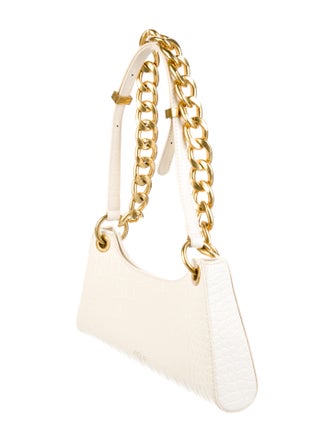 Apede Mod Embossed Leather Shoulder Bag