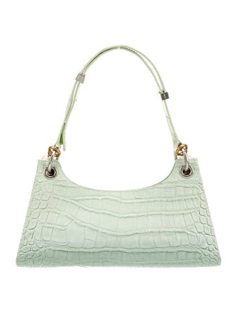 Apede Mod Embossed Leather Shoulder Bag