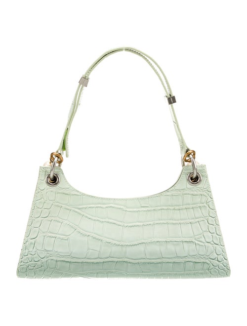 Apede Mod Embossed Leather Shoulder Bag