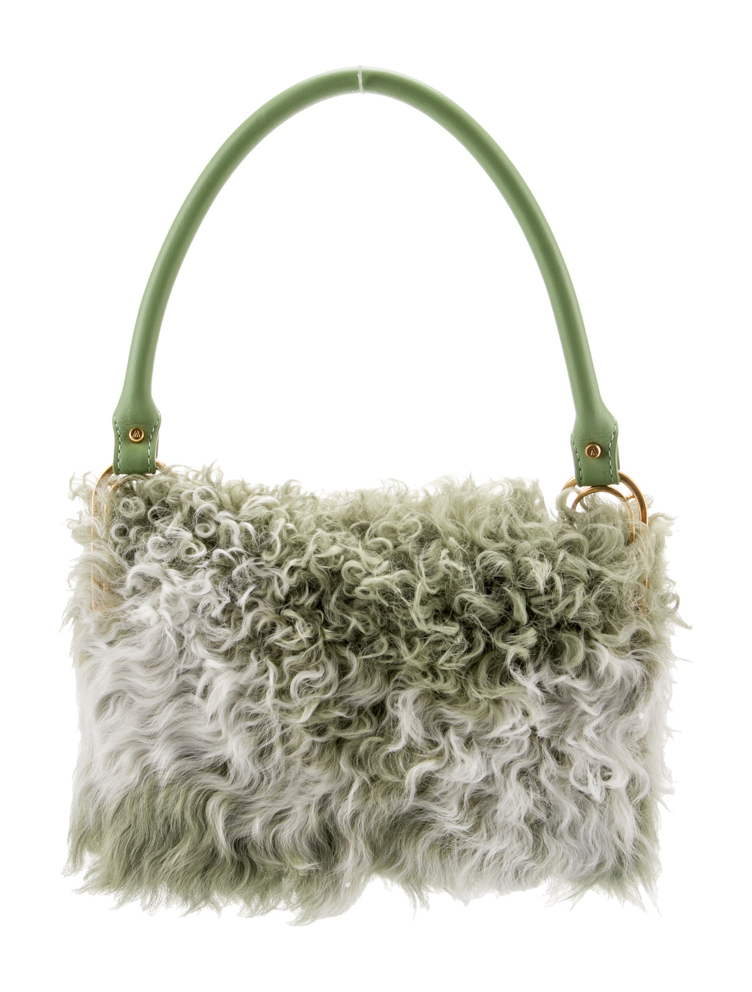 Apede Mod Shearling Top Handle Bag