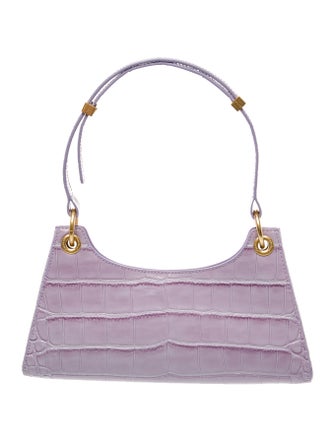 Apede Mod Embossed Leather Shoulder Bag