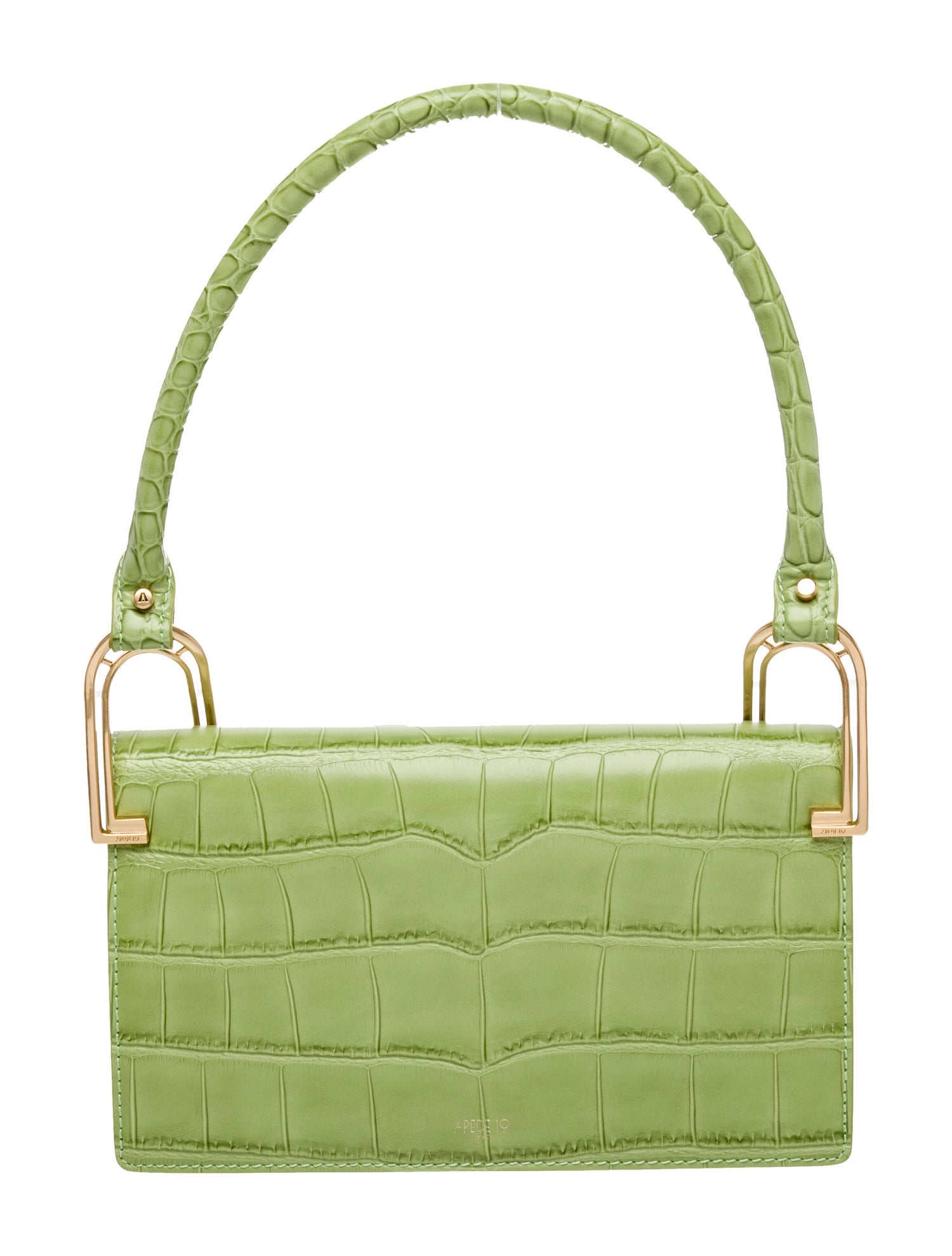 Apede Mod Embossed Leather Shoulder Bag