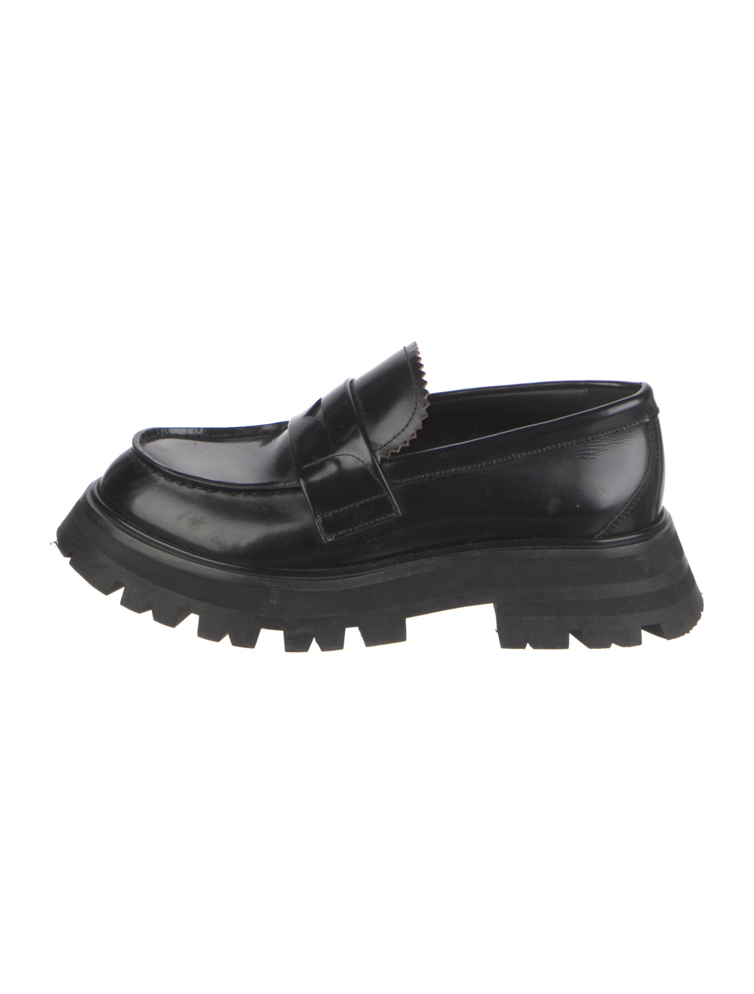 Alexander McQueen Wander Patent Leather Loafers