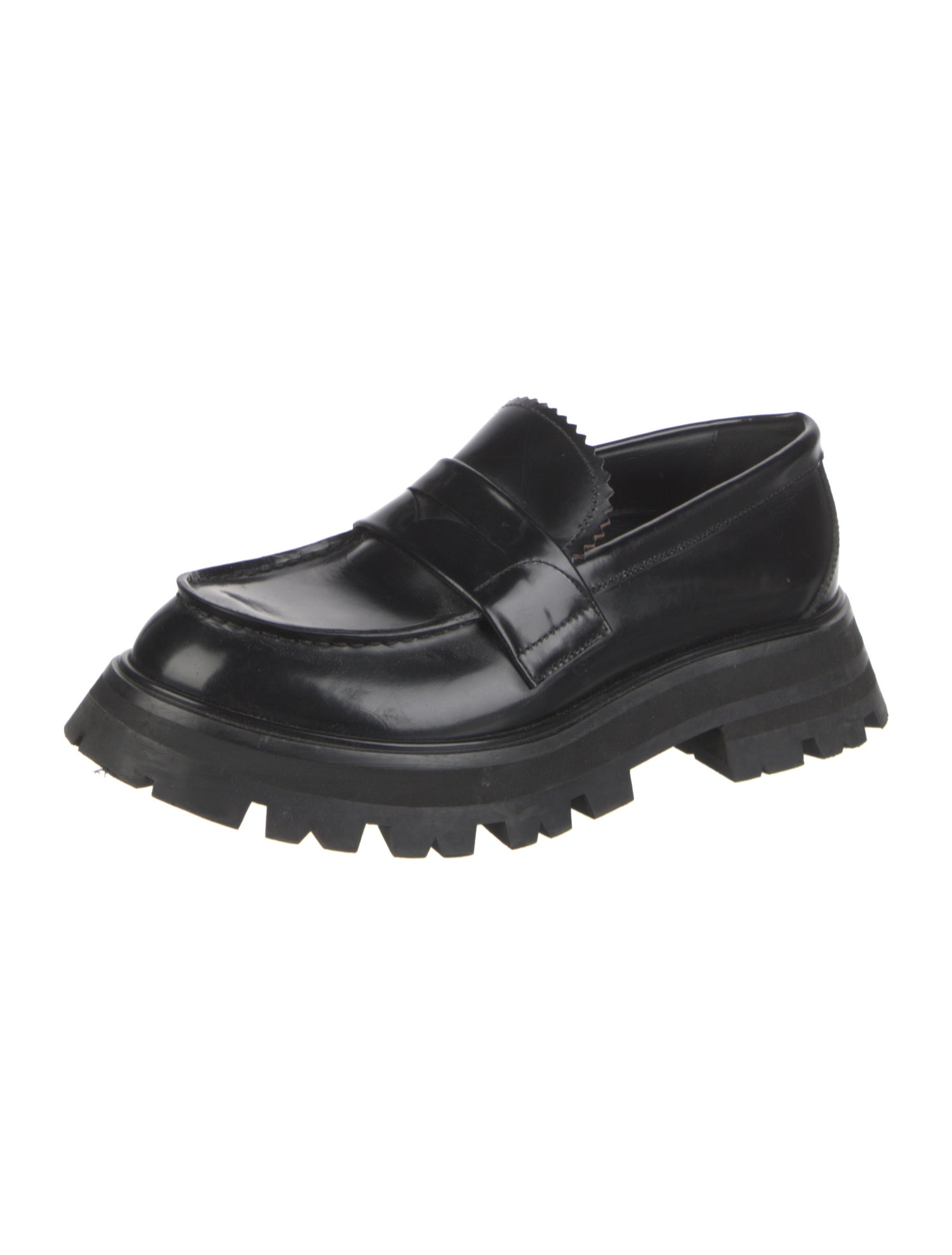 Alexander McQueen Wander Patent Leather Loafers