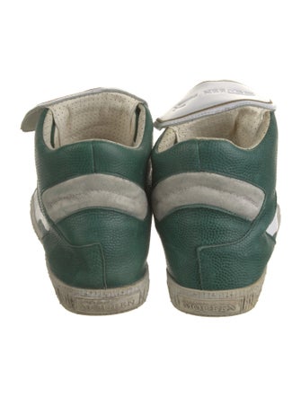 Alexander McQueen x Puma Leather Colorblock Pattern Sneakers