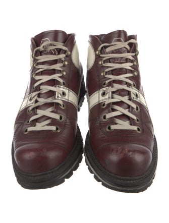 Alexander McQueen x Puma Leather Colorblock Pattern Sneakers