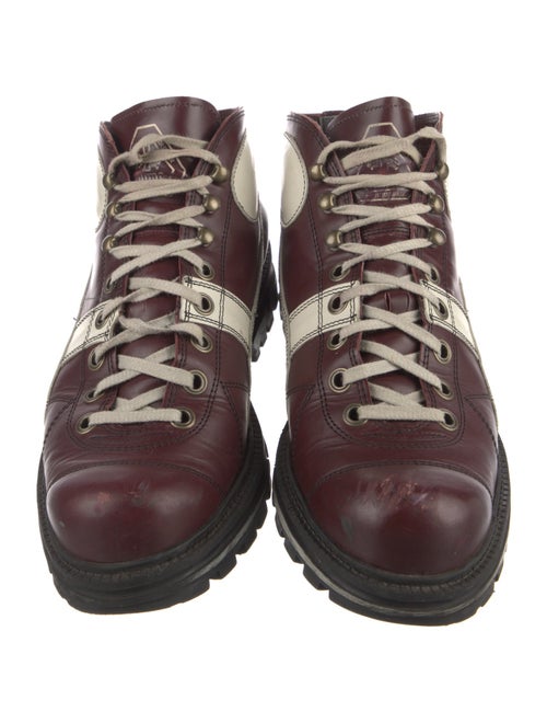 Alexander McQueen x Puma Leather Colorblock Pattern Sneakers