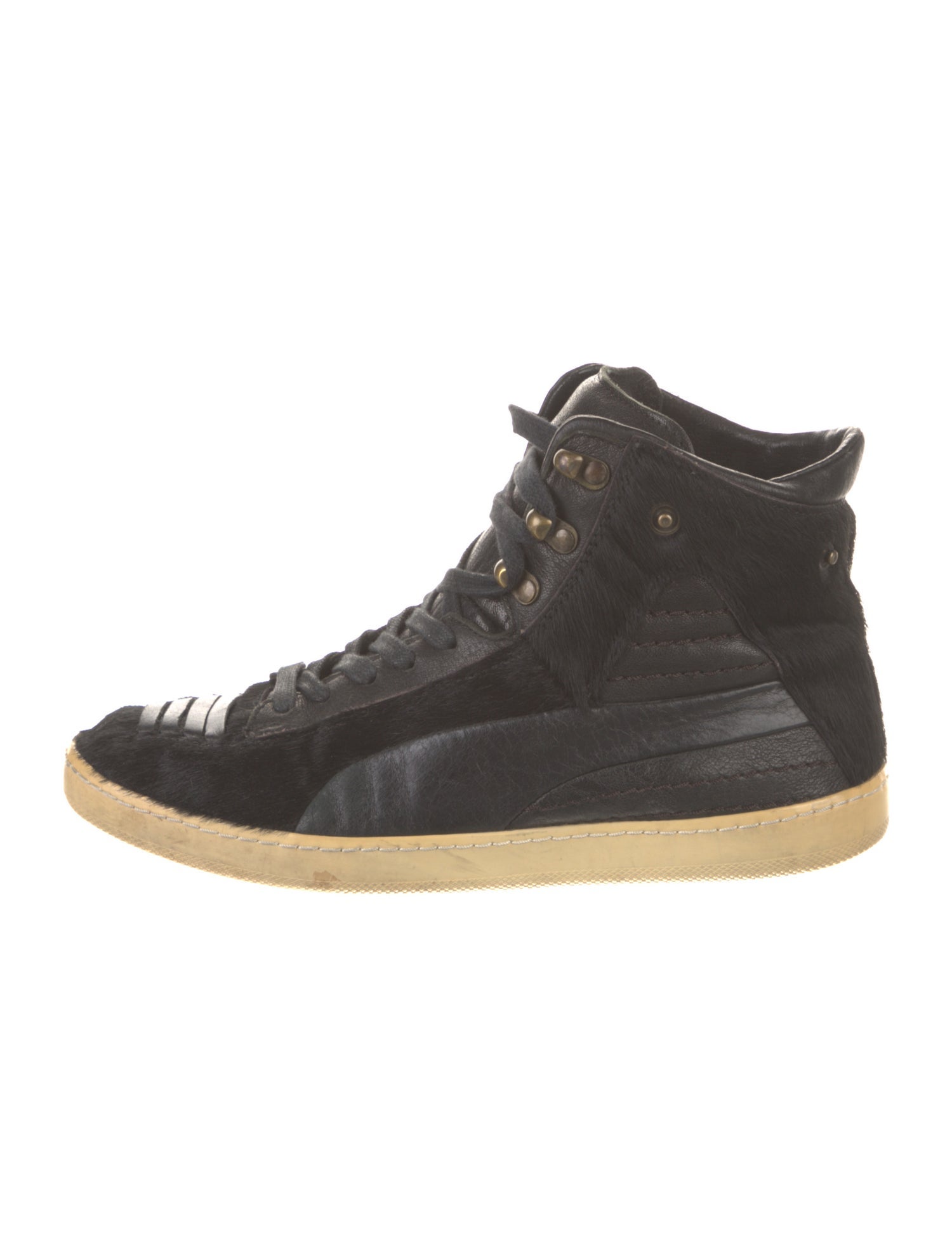Alexander McQueen x Puma Ponyhair Wedge Sneakers