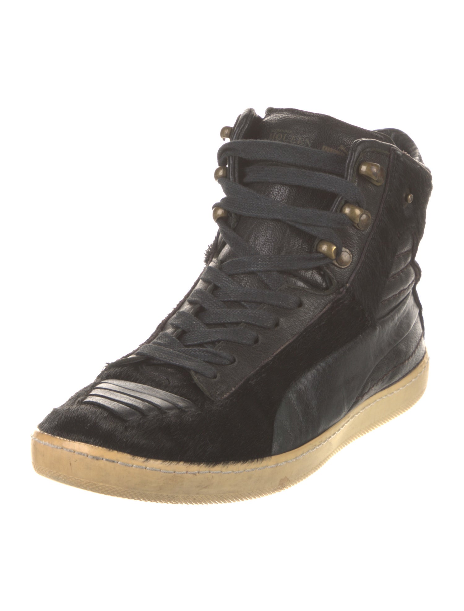 Alexander McQueen x Puma Ponyhair Wedge Sneakers