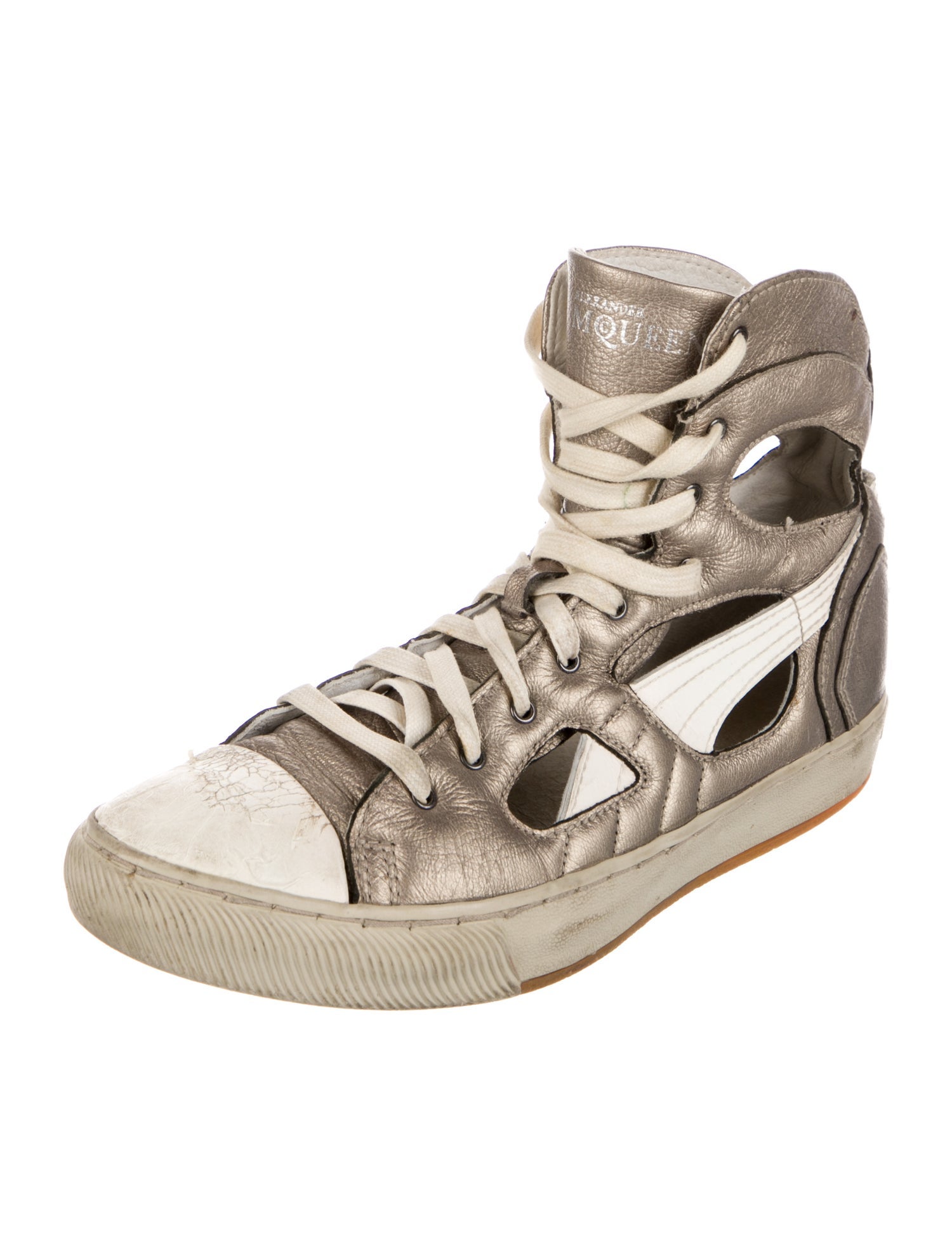 Alexander McQueen x Puma Leather Sneakers