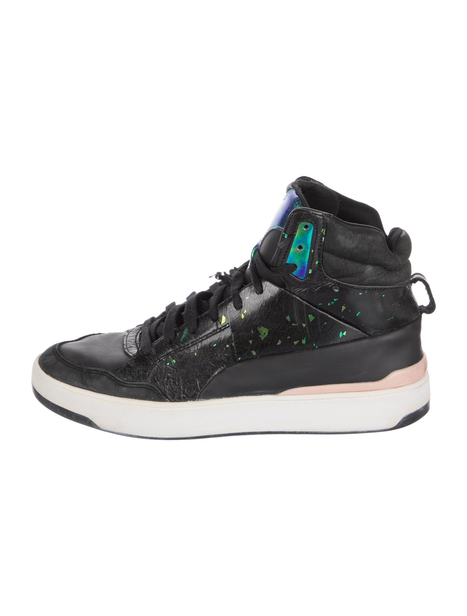 Alexander McQueen x Puma Patent Leather Printed Sneakers