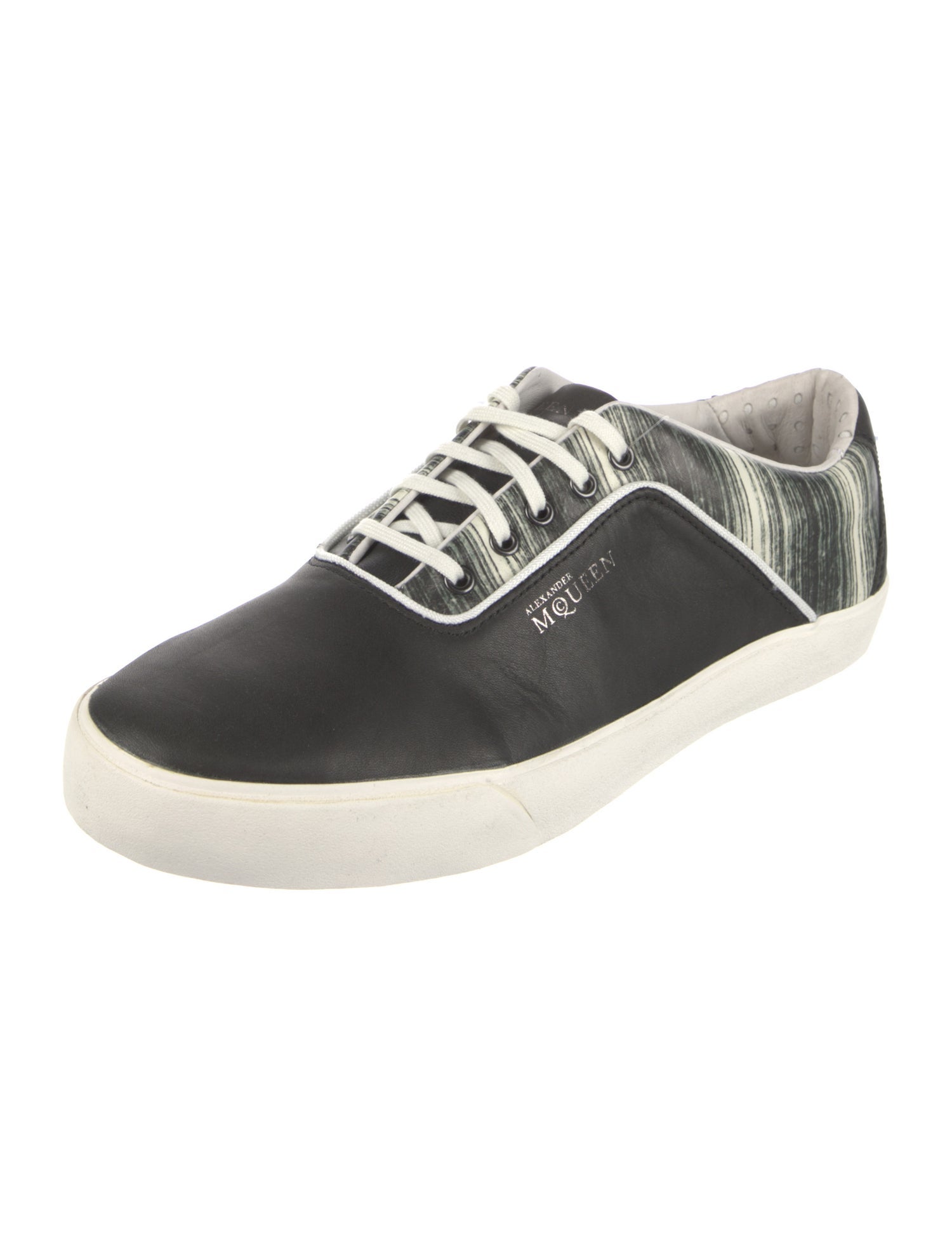 Alexander McQueen x Puma Leather Printed Sneakers w/ Tags