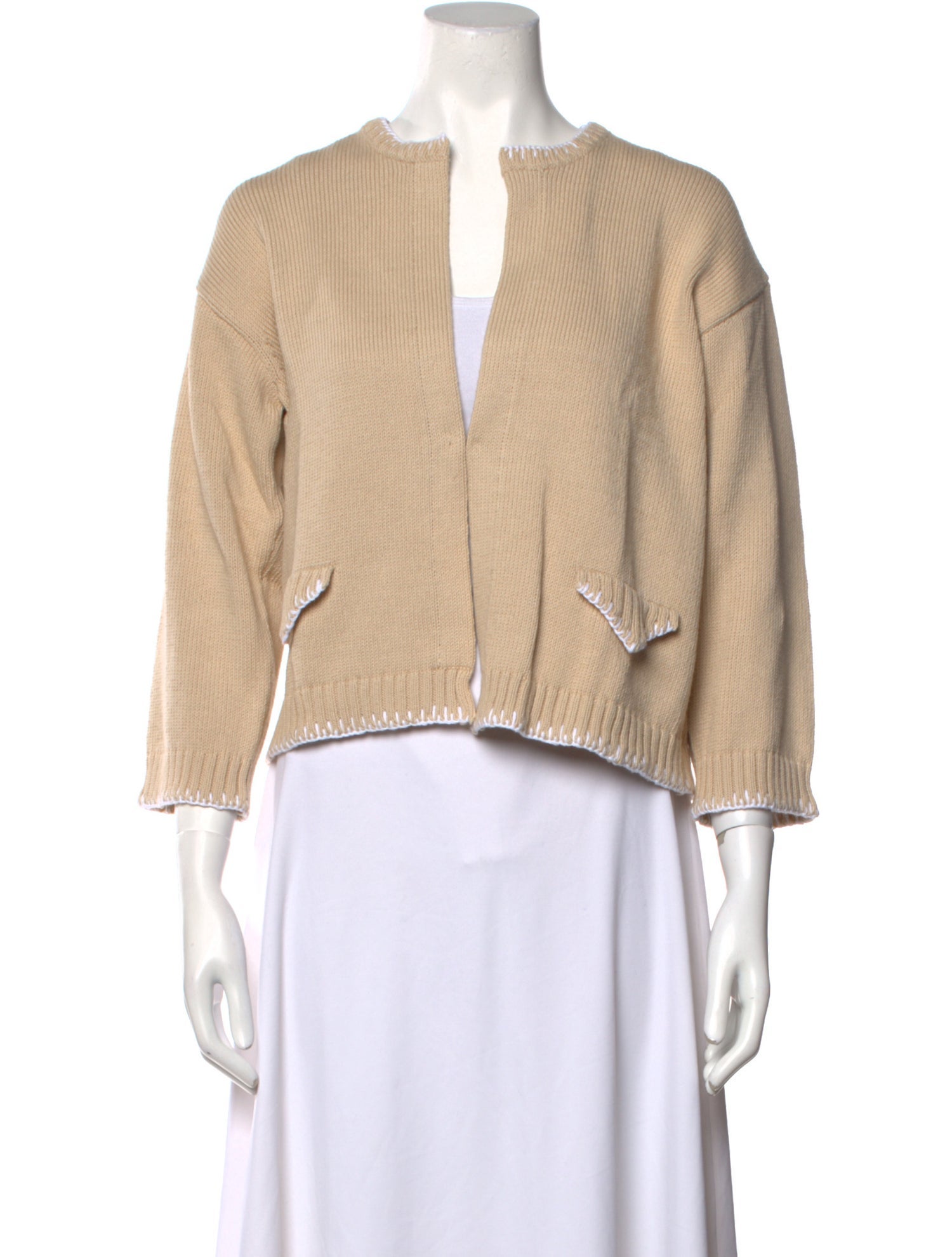 Amina Rubinacci Plunge Neckline Sweater