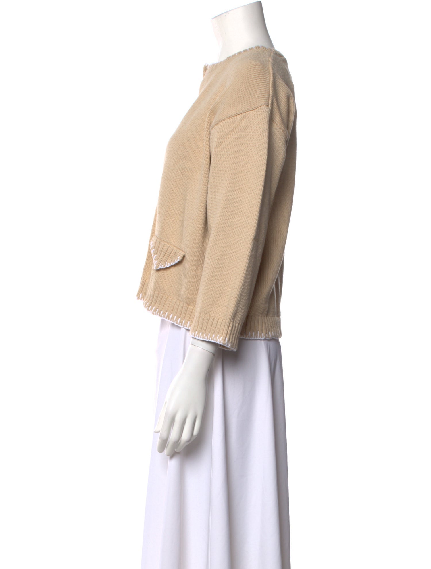 Amina Rubinacci Plunge Neckline Sweater