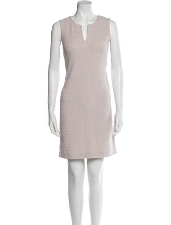 Amina Rubinacci V-Neck Mini Dress