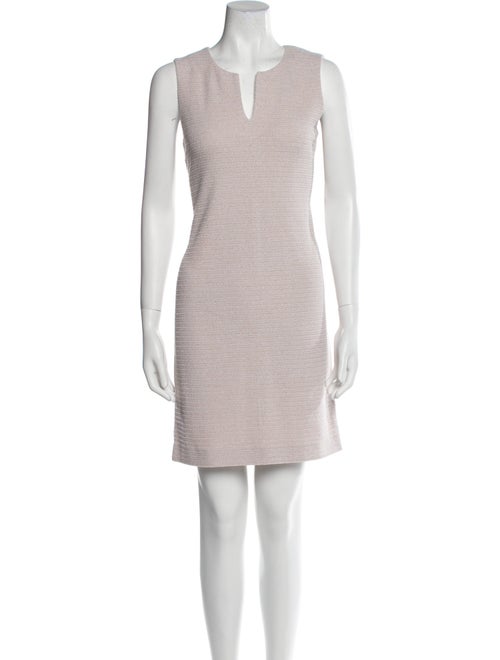 Amina Rubinacci V-Neck Mini Dress