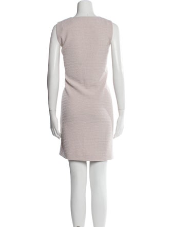 Amina Rubinacci V-Neck Mini Dress