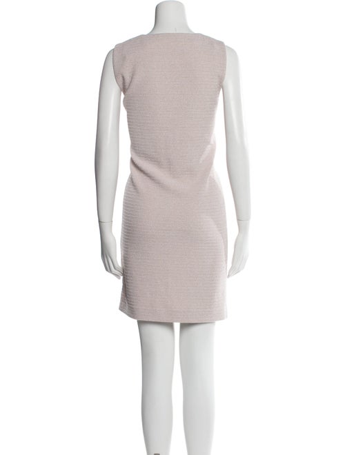 Amina Rubinacci V-Neck Mini Dress