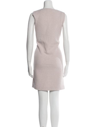 Amina Rubinacci V-Neck Mini Dress