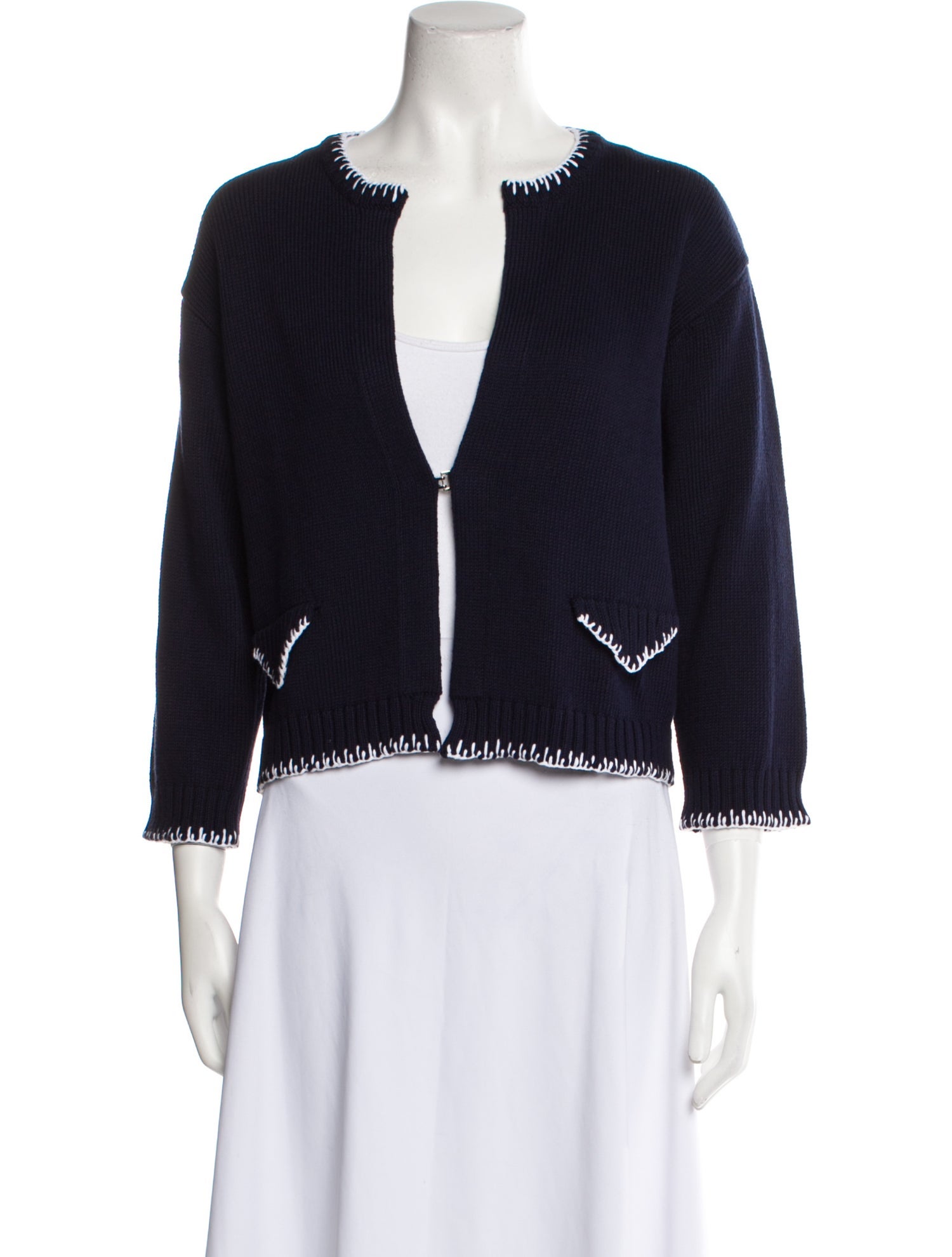Amina Rubinacci V-Neck Sweater w/ Tags