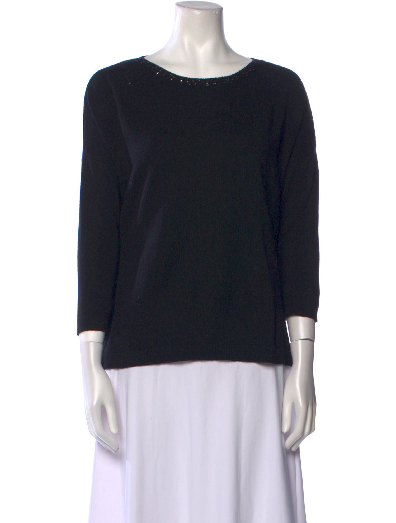 Amina Rubinacci Wool Bateau Neckline Sweater