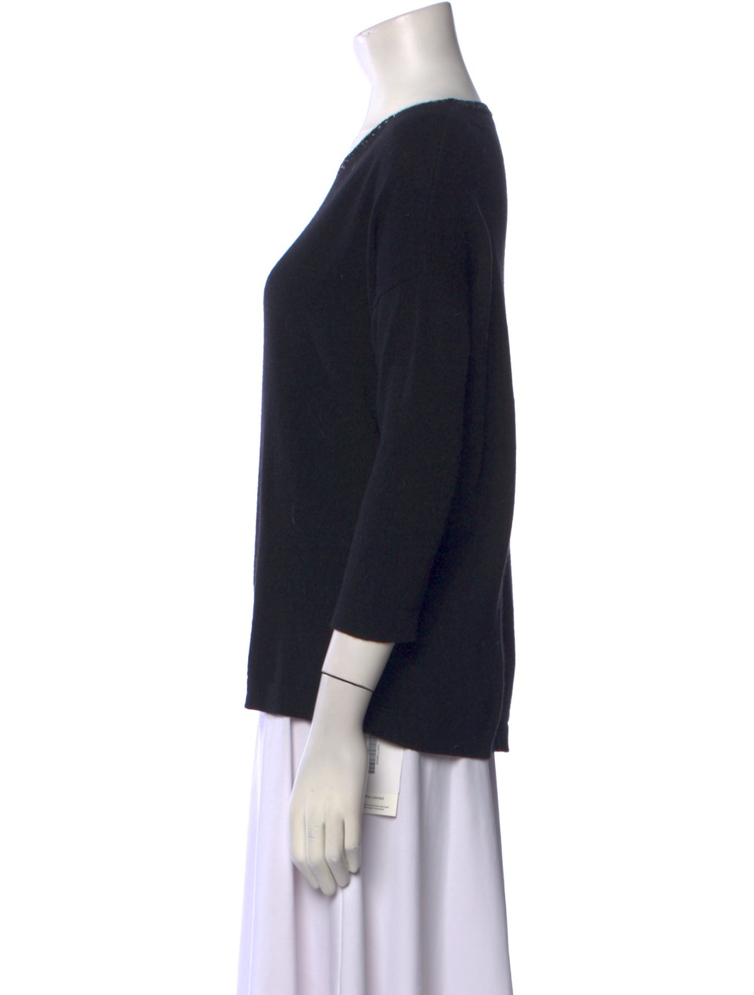 Amina Rubinacci Wool Bateau Neckline Sweater