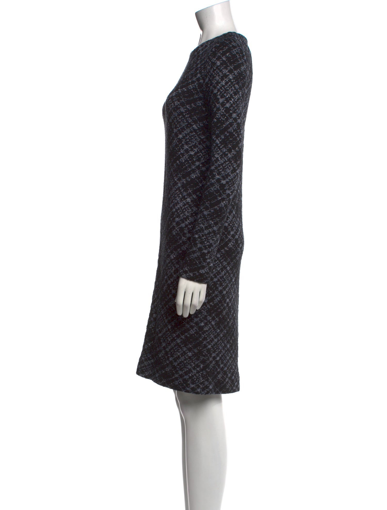 Amina Rubinacci Wool Knee-Length Dress