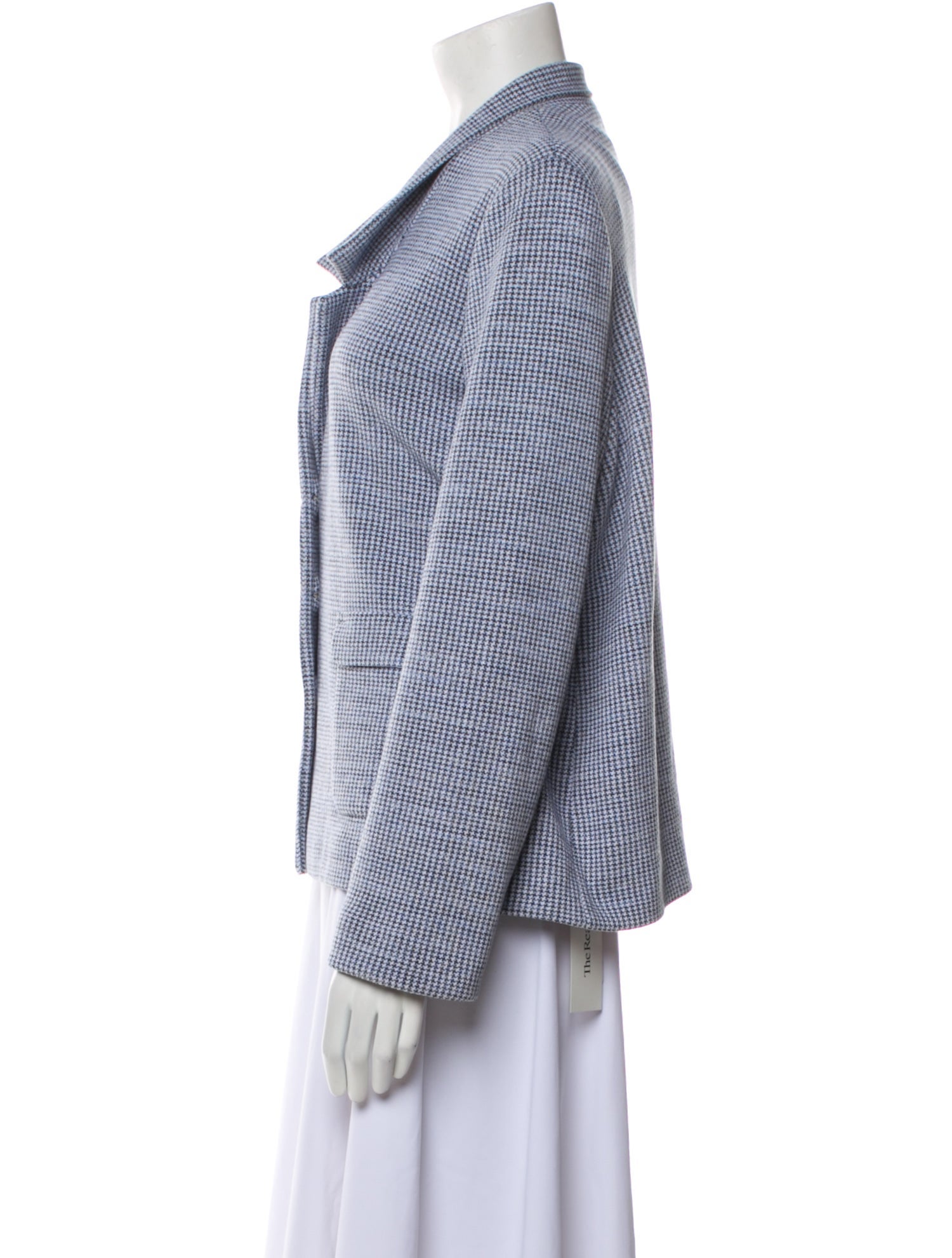 Amina Rubinacci Plaid Print Blazer