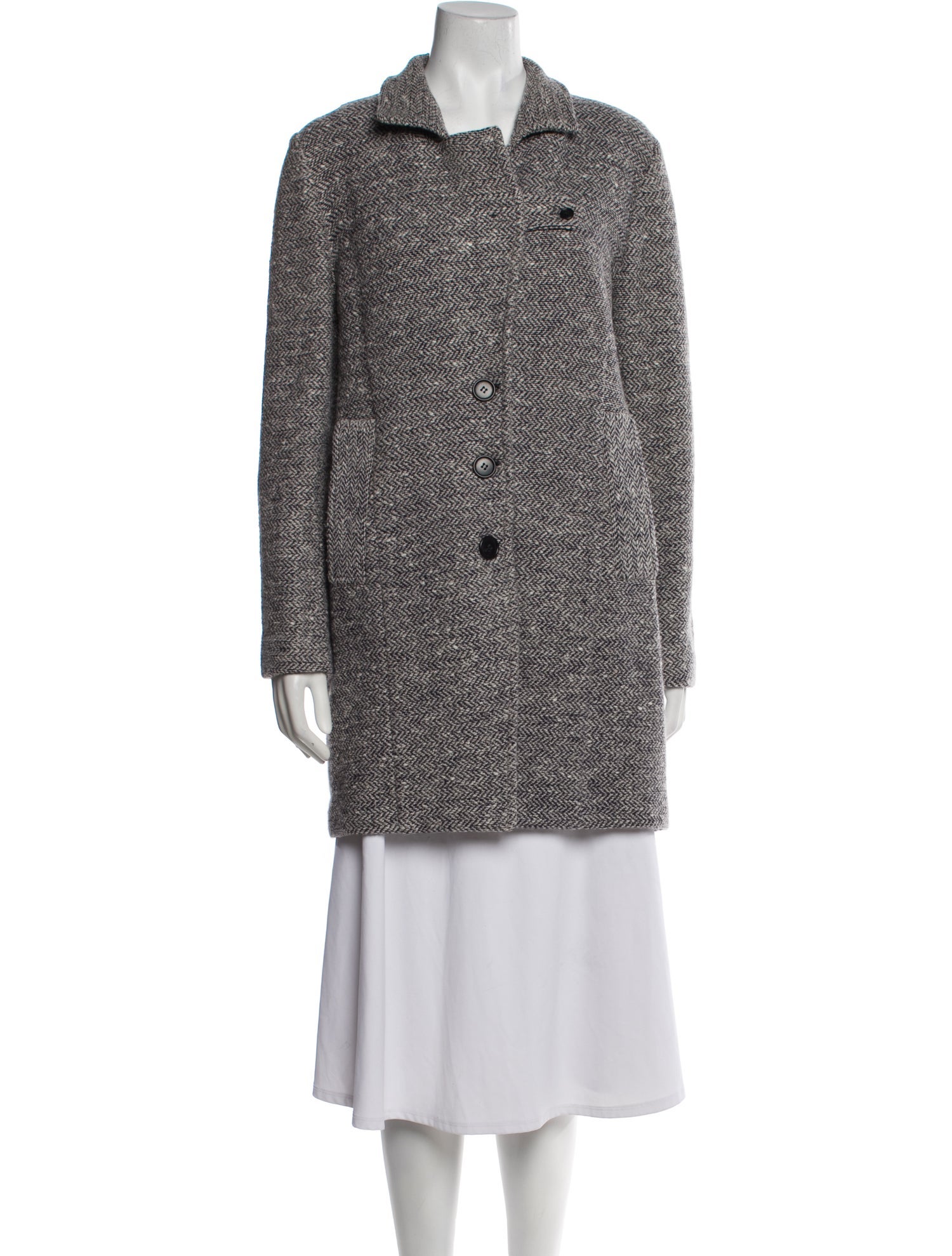 Amina Rubinacci Wool Tweed Pattern Jacket