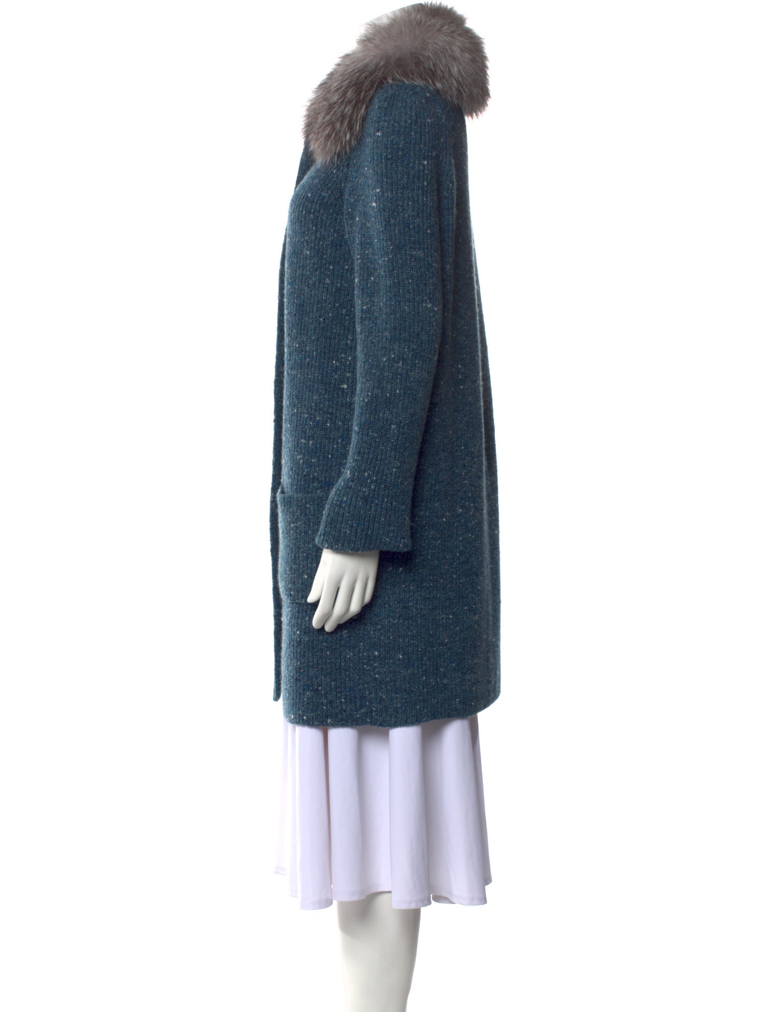Amina Rubinacci Wool Mock Neck Sweater