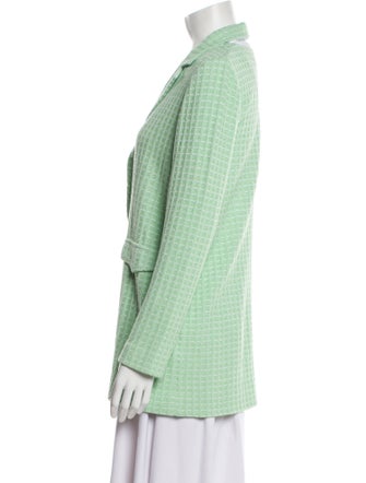 Amina Rubinacci Tweed Pattern Blazer