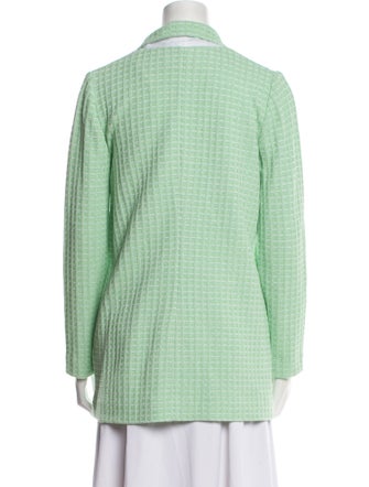 Amina Rubinacci Tweed Pattern Blazer