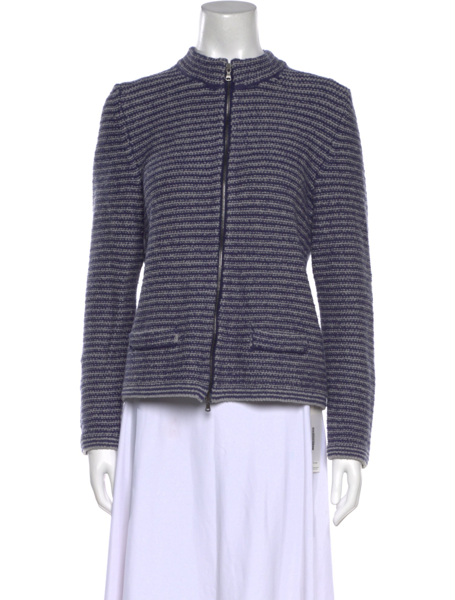 Amina Rubinacci Wool Striped Sweater