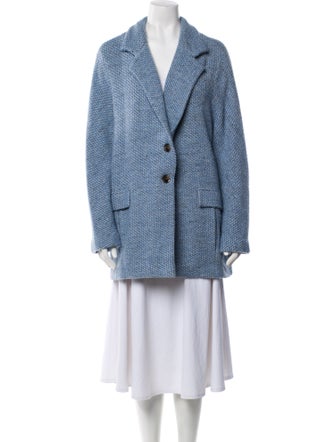 Amina Rubinacci Tweed Pattern Coat