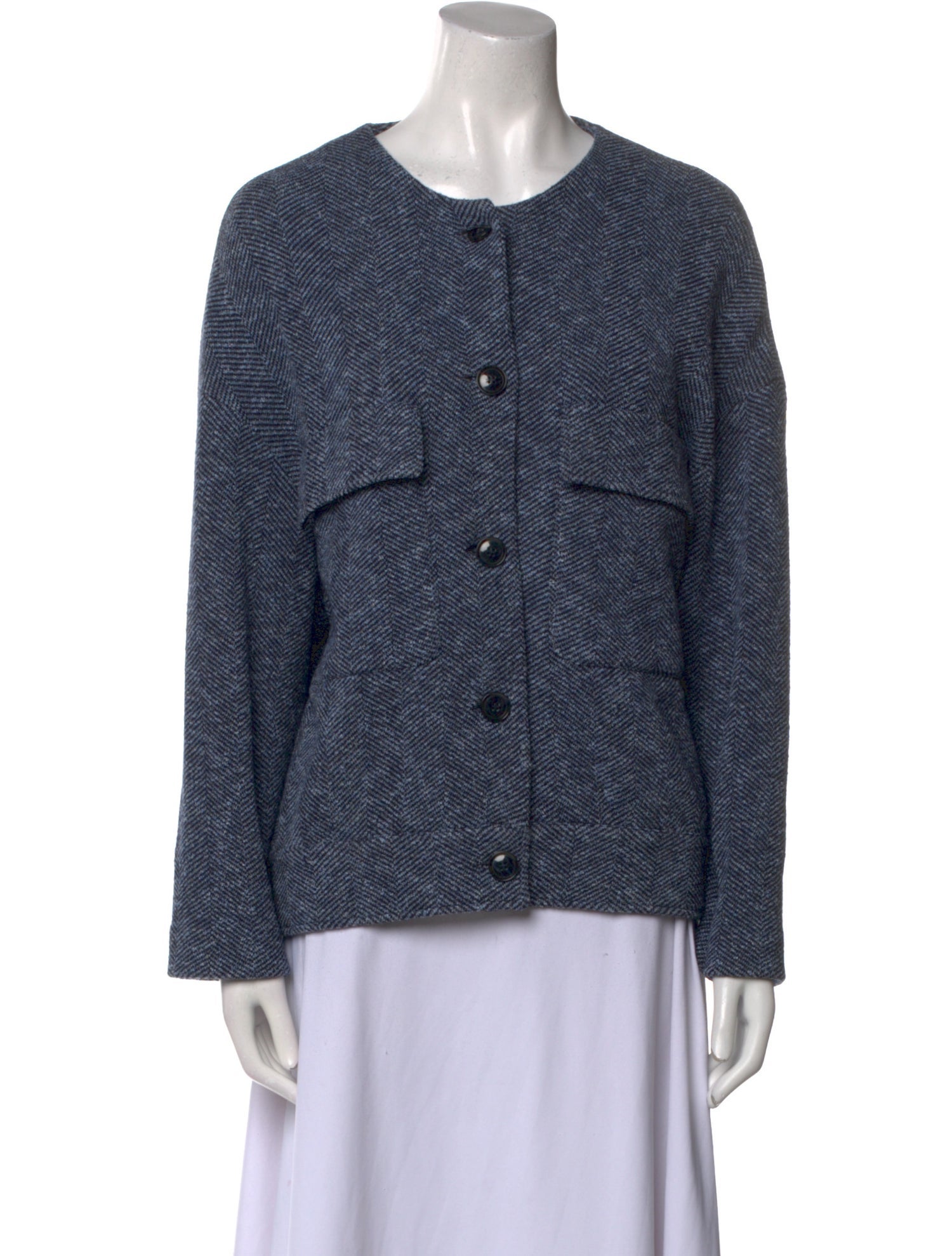 Amina Rubinacci Wool Crew Neck Sweater