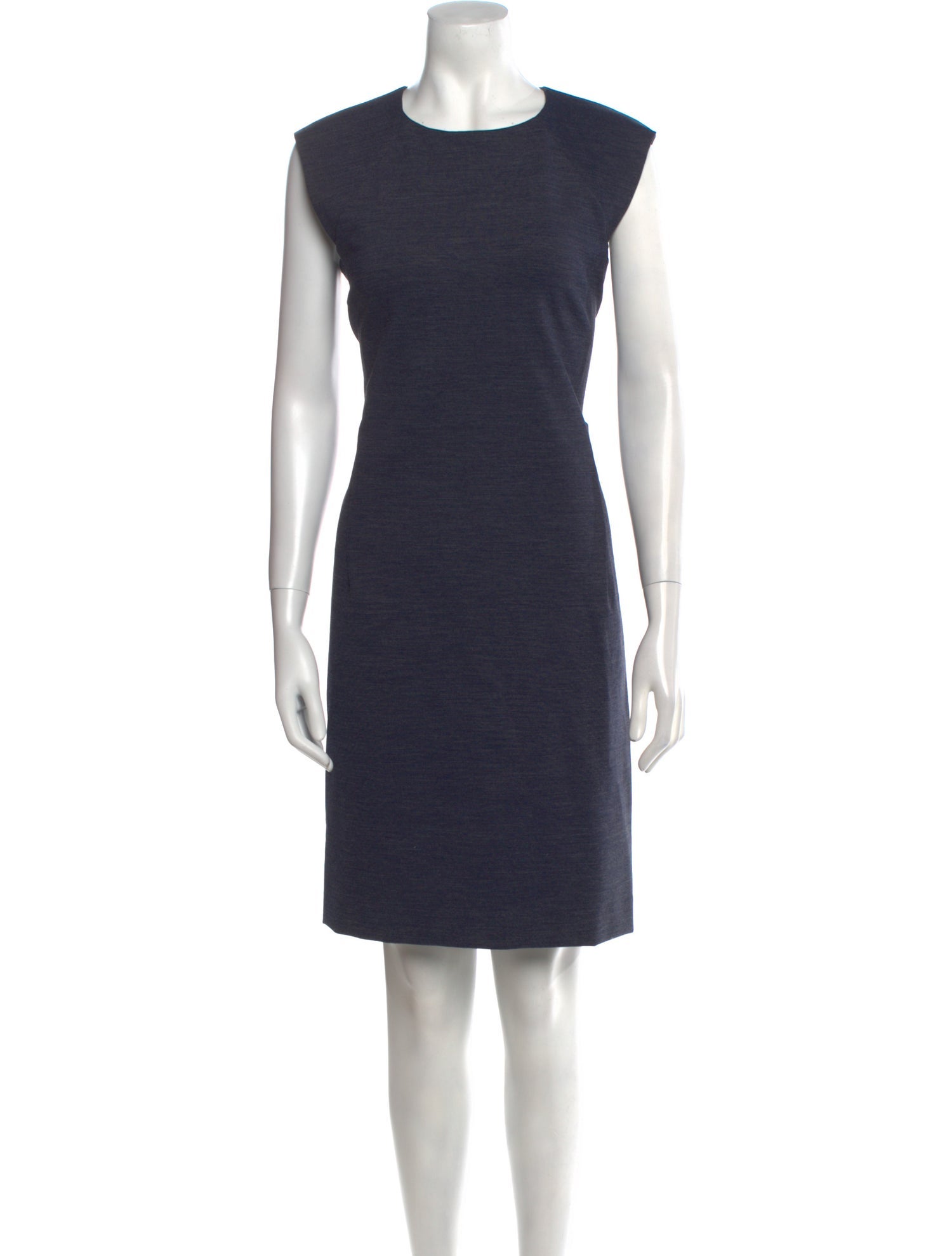 Amina Rubinacci Virgin Wool Knee-Length Dress