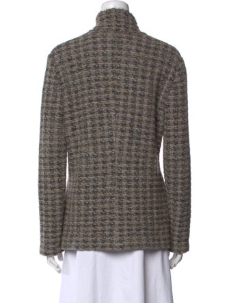 Amina Rubinacci Wool Mock Neck Sweater
