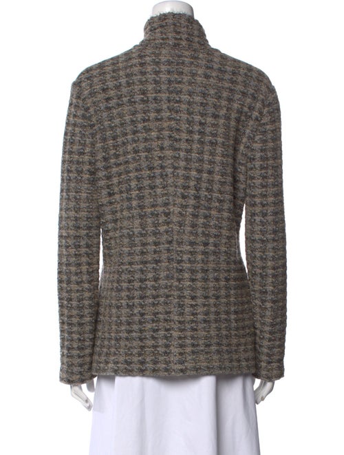 Amina Rubinacci Wool Mock Neck Sweater